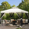 10X10 Gazebo for Patios Outdoor Gazebo with Mosquito Netting Outdoor Privacy Screen for Deck Backyard